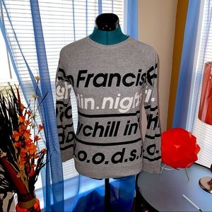 H&M | Boys Long Sleeve Ribbed Graphic Print Top